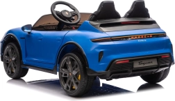 Elektrisches Kinderauto PORSCHE Taycan Turbo S blau