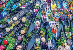 Puzzle MAGNOLIA Schwimmender Markt 1000 Teile