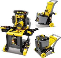 Klappbare 3in1 Kinderwerkstatt mit Werkzeugen