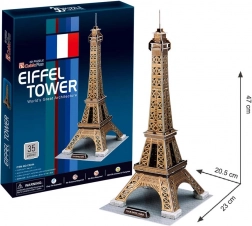 CubicFun 3D-Puzzle Eiffelturm Gold, 39 Teile