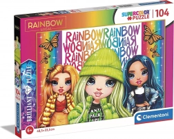 Brillantes Puzzle Rainbow High: Poppy, Jade und Skyler 104 Teile