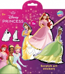 Freikratzer Aufkleber Disney Prinzessinnen 5 Stk
