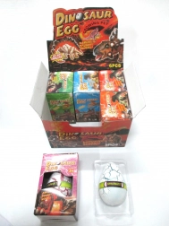 Ei mit wachsendem Dinosaurier 12×8 cm