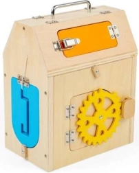 Bigjigs Toys Aktivitätstafel Haus für Kinder