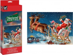 Diamantmalerei Santa 30x40cm