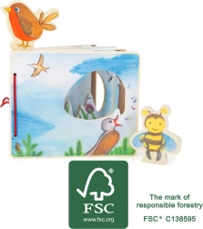 Holz-Bilderbuch mit Biene SMALL FOOT