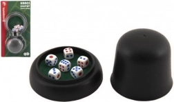 Spielwürfel TEDDIES 6 Stk. mit Becher