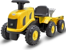 Laufrad-Traktor für Kinder mit Anhänger und Werkzeug Baby Mix Benny gelb