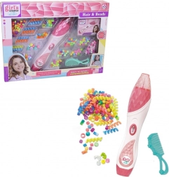 Set zum Einflechten von Perlen ins Haar