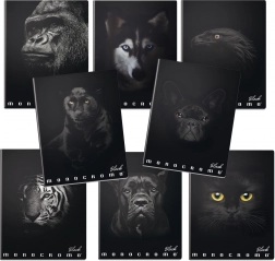 Schulheft A4 Monocromo schwarz