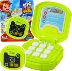 Elektronisches Spiel Tic-Tac-Toe, 9 Modi, grün