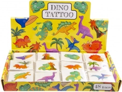 Temporäre Dinosaurier-Tattoos – Set mit 12 Motiven
