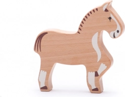 Bajo Landbauernhof – Pferd aus Buchenholz