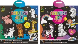 MOXY Kratzbilder-Sticker Regenbogenwelt