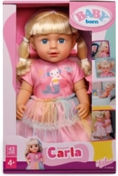 BABY born Puppe Carla mit Friseur-Zubehör, 43 cm