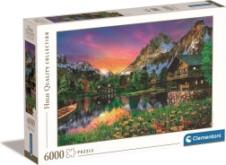 Puzzle 6000 Teile See in den Alpen