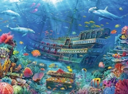 RAVENSBURGER Puzzle Versunkenes Schiff XXL 200 Teile