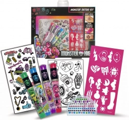 Monster High Tattoo-Set mit glitzernden Gelen und Aufklebern