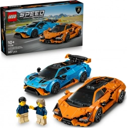 LEGO Speed Champions Lamborghini Revuelto & Huracán STO – Doppelset Rennwagen
