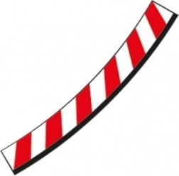 Innere Randstreifen für überhöhte Kurve 3/30° für Carrerabahnen Evolution, Digital 132 und Digital 124