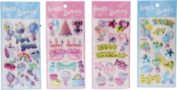 Dekorative Glitzeraufkleber 22x9,5 cm