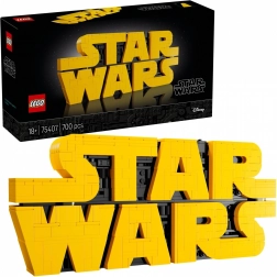 STAR WARS Logo aus LEGO Steinen für Erwachsene