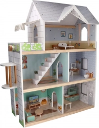 Großes Holz-Puppenhaus