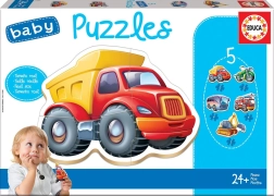 Baby-Puzzle Fahrzeuge 5-in-1 von EDUCA (3–5 Teile)