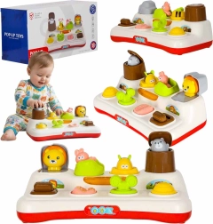 Interaktives Pop-up-Tierspiel mit Lichtern und Sounds 18+ Monate