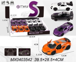 Metall-Spielzeugauto 1:32 mit öffnenden Türen und Pull-Back