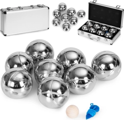 Pétanque-Set mit 8 Kugeln, Koffer und Zubehör