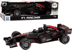 F1-Rennauto mit Aufziehantrieb 1:10, schwarz mit Geräuschen