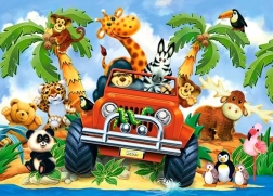 Puzzle 60 Teile Softies on Safari