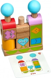 Lucy & Leo Formen und Emotionen – Holzpuzzle mit Vorlagen
