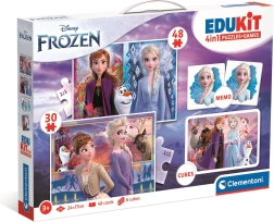Spieleset Frozen 4in1 CLEMENTONI