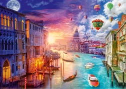 Puzzle Tag und Nacht: Venedig 1000 Teile