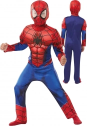 Kinderkostüm Spider-Man rot-blau mit Maske 98–104 cm (3–4 Jahre)