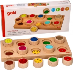 Tast-Memory-Einlege-Spiel aus Holz GOKI