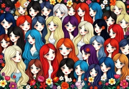 Alipson Puzzle Damen aus dem geheimen Garten 1000 Teile