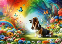 Puzzle Schmetterlingsbesucher 25 Teile