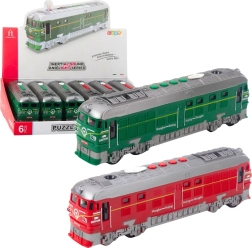 Spielzeugzug mit Licht-, Sound- und Dampfeffekten