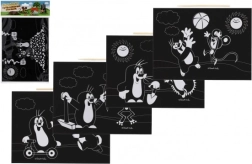 Kratzen Bild Maulwurf und Freunde