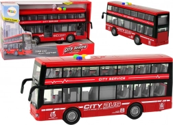 Doppeldeckerbus mit Licht und Sound 1:16 – Rot