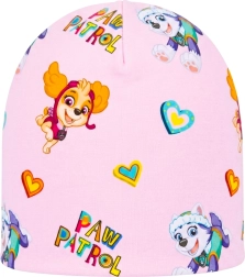 Rosa Baumwollmütze für Kinder Paw Patrol