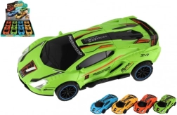 Plastik-Driftauto mit Schwungrad 16 cm – Set mit 4 Farben, 8 Stück im Box