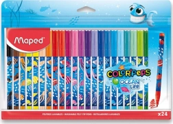 Filzstifte MAPED Color’Peps Ocean Life, 24 Stk.