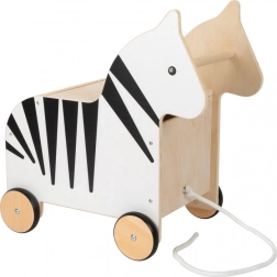 Rollbarer Spielzeug-Aufbewahrungsbox Zebra Wildlife small foot