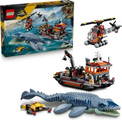 LEGO Jurassic World Angriff des Mosasaurus auf das Schiff
