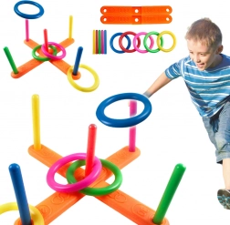 Ringwurfspiel – buntes Kunststoff-Set