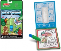 Magisches Malen mit Wasser Tiere Malbuch mit Wasserpinsel